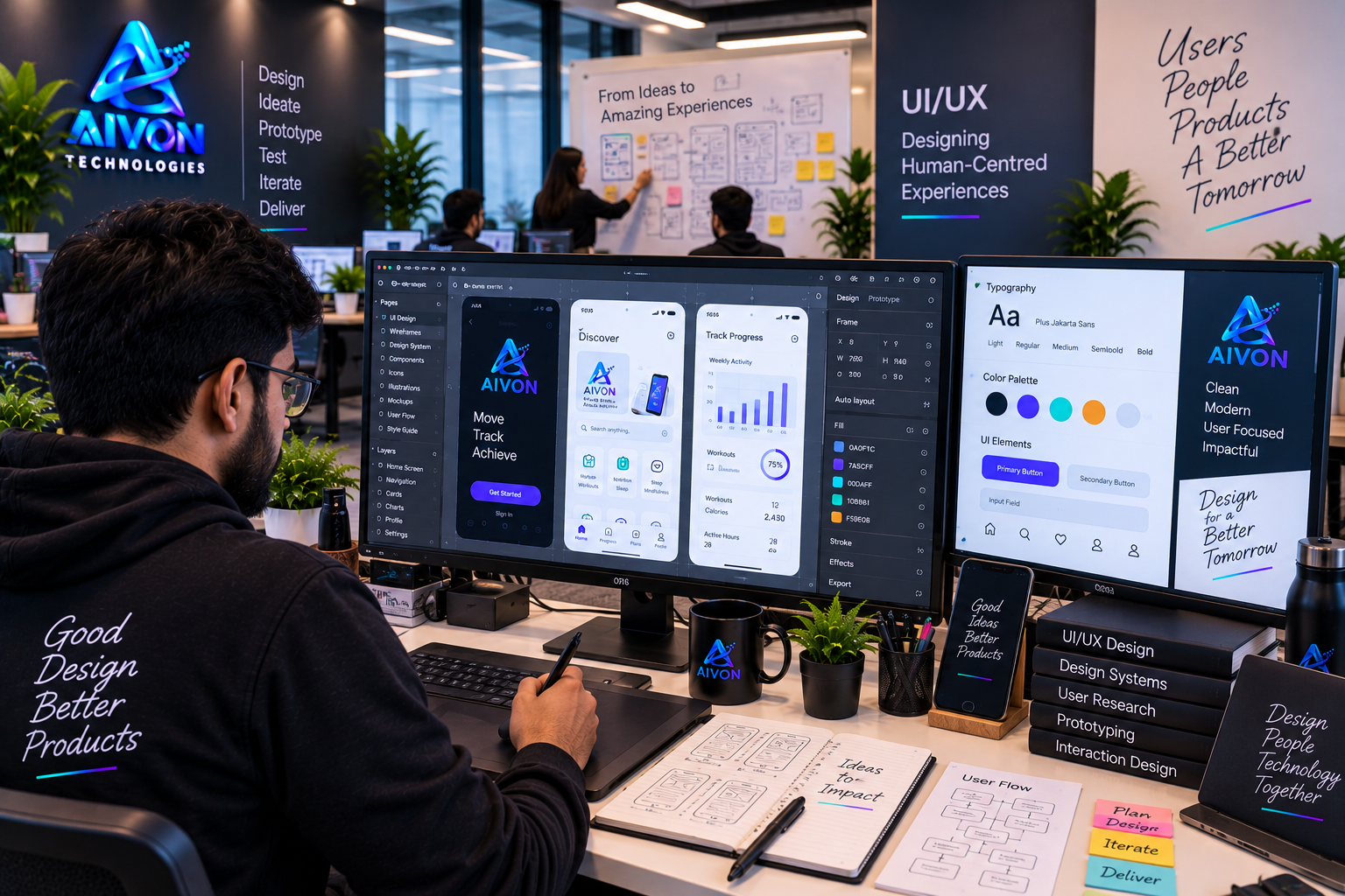 Key Capabilities - UI/UX Engineering & Design Systems | AIVON Technologies