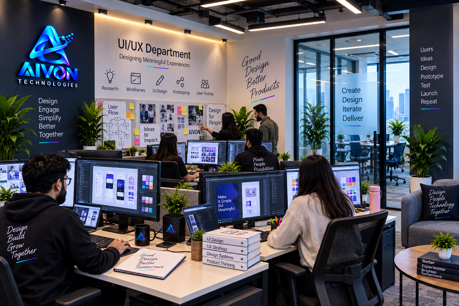 What We Build - UI/UX Engineering & Design Systems | AIVON Technologies